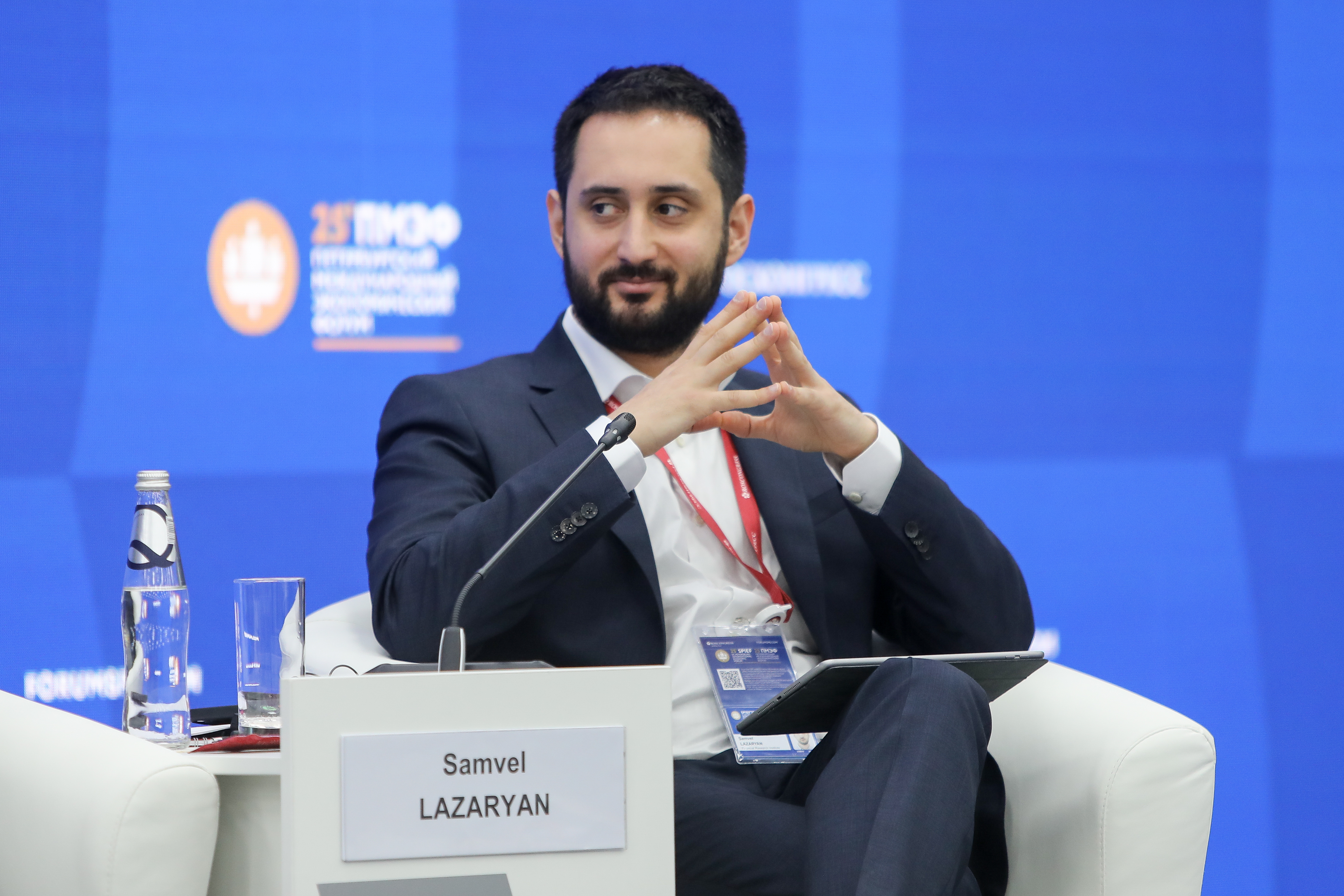Глава Центра макроэкономических исследований Самвел Лазарян представил на ПМЭФ-2022 оценки влияния ТУР ЕС на страны Евразии